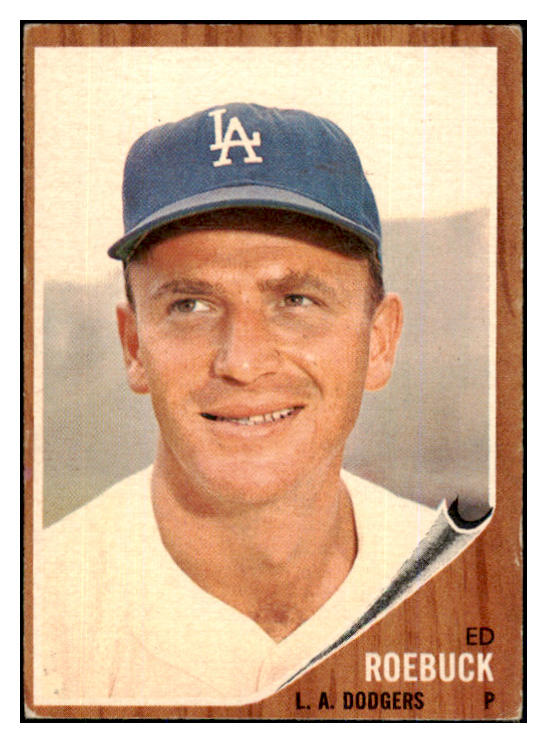 1962 Topps Baseball #535 Ed Roebuck Dodgers VG-EX 454870