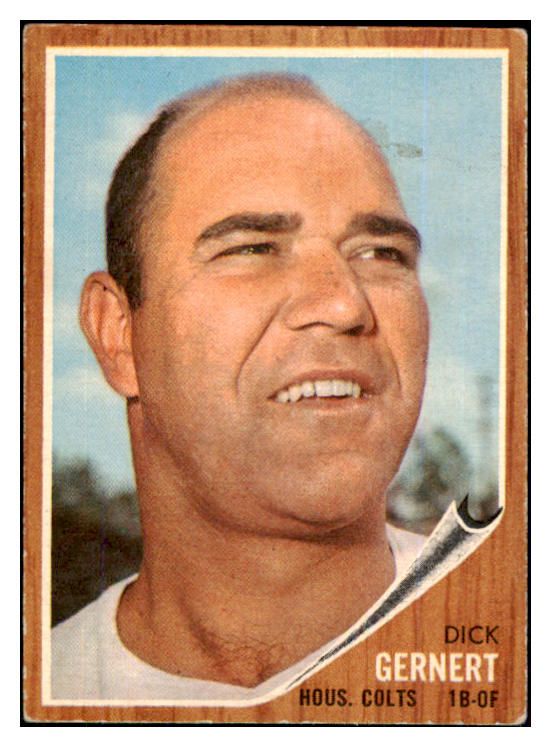 1962 Topps Baseball #536 Dick Gernert Colt .45s VG-EX 454872