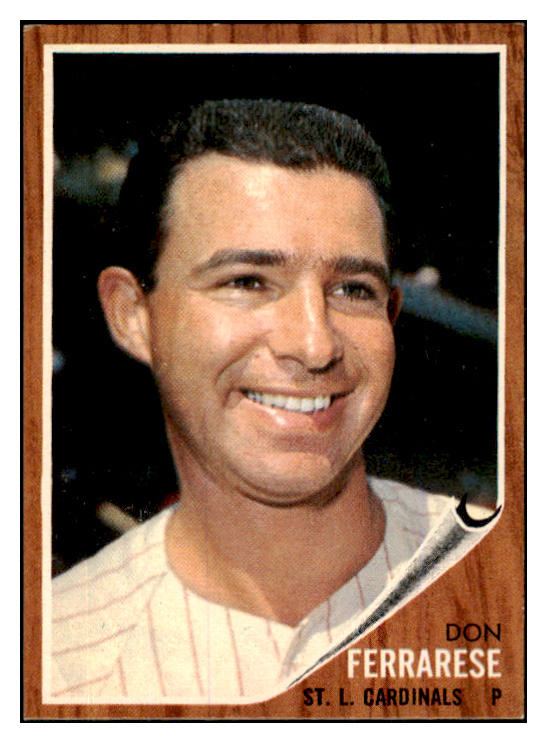 1962 Topps Baseball #547 Don Ferrarese Cardinals NR-MT 454885
