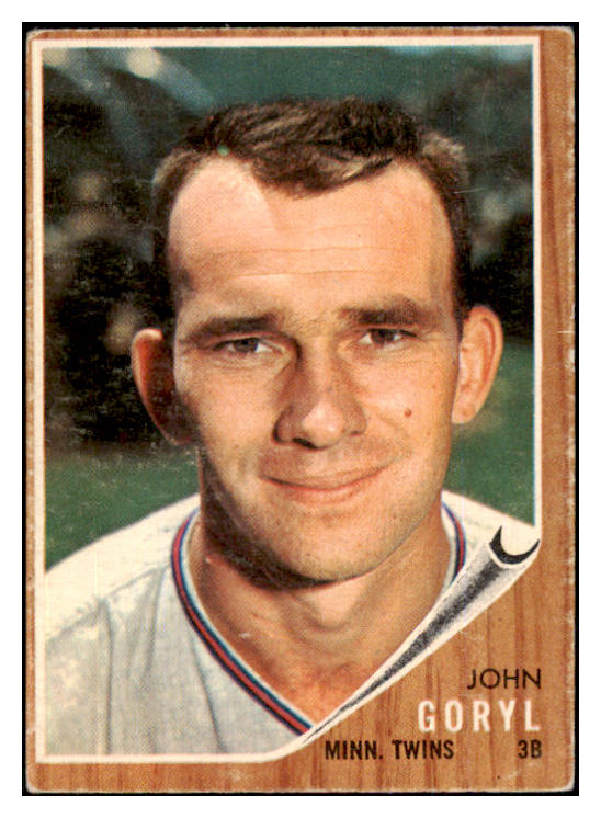 1962 Topps Baseball #558 John Boryl Twins VG 454900