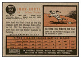 1962 Topps Baseball #558 John Boryl Twins VG 454900