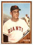 1962 Topps Baseball #565 Jose Pagan Giants EX-MT 454945