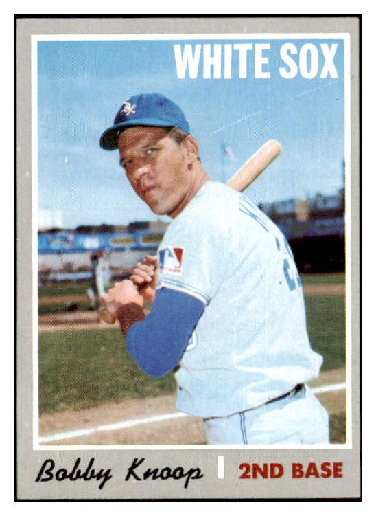 1970 Topps Baseball #695 Bobby Knoop White Sox VG-EX 454983