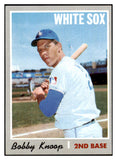 1970 Topps Baseball #695 Bobby Knoop White Sox VG-EX 454983