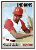 1970 Topps Baseball #704 Frank Baker Indians VG-EX 454990