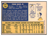 1970 Topps Baseball #704 Frank Baker Indians VG-EX 454990