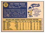 1970 Topps Baseball #703 Lou Marone Pirates EX-MT 455010