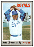 1970 Topps Baseball #653 Moe Drabowsky Royals EX-MT 455013