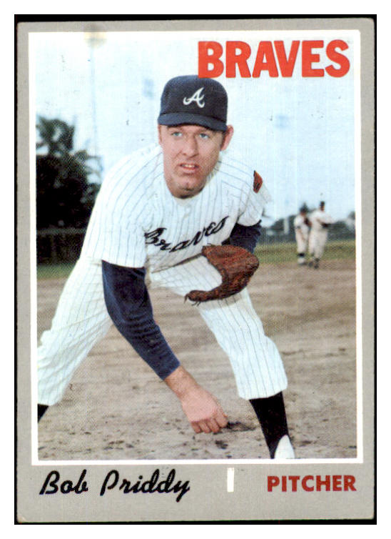 1970 Topps Baseball #687 Bob Priddy Braves EX-MT 455025