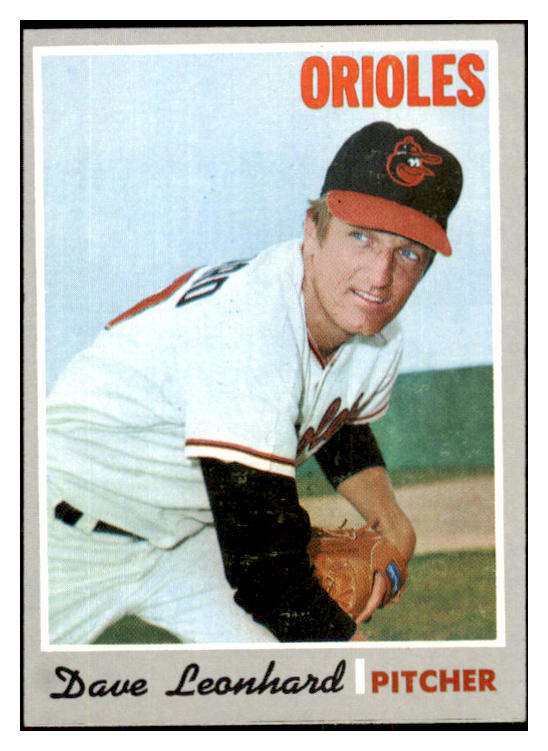 1970 Topps Baseball #674 Dave Leonhard Orioles EX-MT 455033