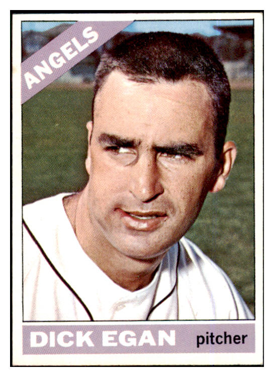 1966 Topps Baseball #536 Dick Egan Angels NR-MT 455090