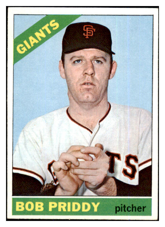 1966 Topps Baseball #572 Bob Priddy Giants NR-MT 455203