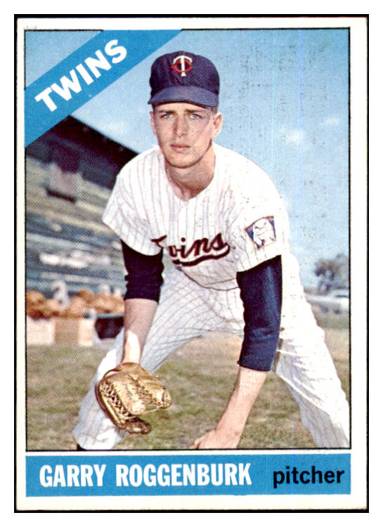 1966 Topps Baseball #582 Garry Roggenburk Twins NR-MT 455235