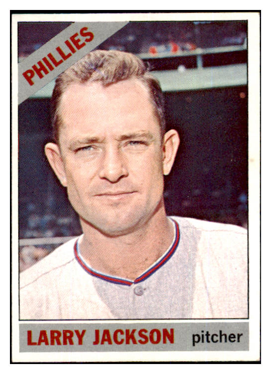 1966 Topps Baseball #595 Larry Jackson Phillies NR-MT 455276