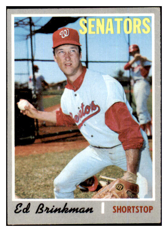 1970 Topps Baseball #711 Ed Brinkman Senators VG-EX 455290