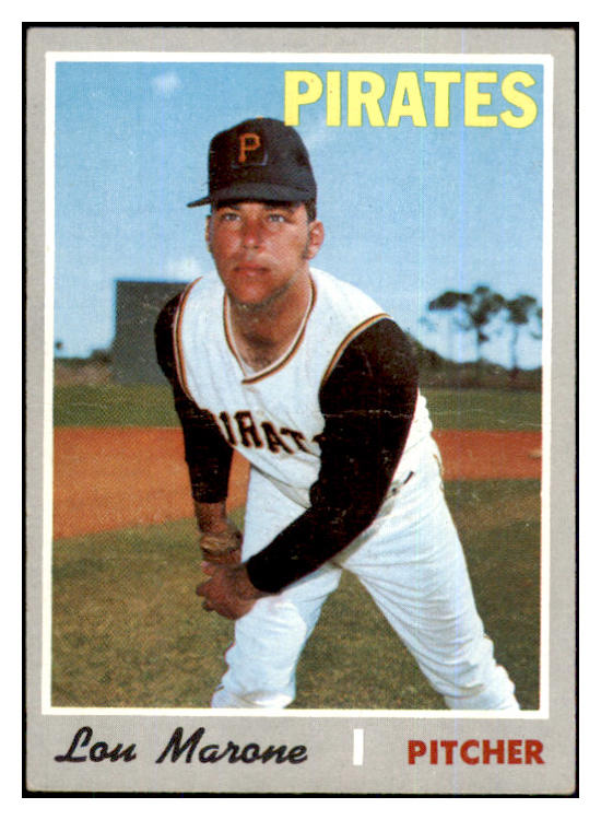 1970 Topps Baseball #703 Lou Marone Pirates VG-EX 455298