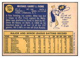 1970 Topps Baseball #709 Mike Fiore Royals EX-MT 455330