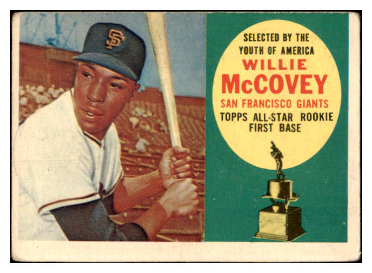 1960 Topps Baseball #316 Willie McCovey Giants VG 455389