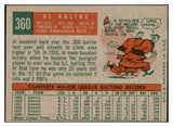 1959 Topps Baseball #360 Al Kaline Tigers EX+/EX-MT 455411