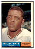 1961 Topps Baseball #150 Willie Mays Giants VG 455416