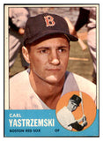 1963 Topps Baseball #115 Carl Yastrzemski Red Sox EX-MT 455417
