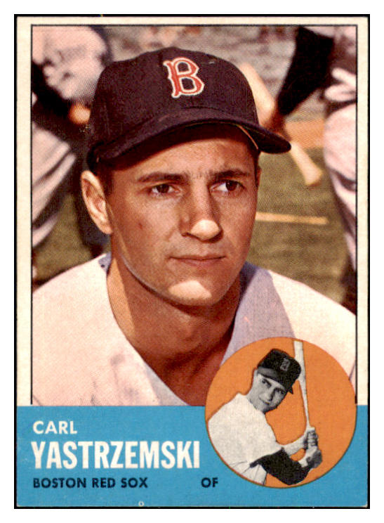 1963 Topps Baseball #115 Carl Yastrzemski Red Sox EX-MT 455421