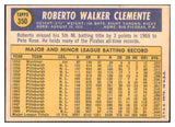 1970 Topps Baseball #350 Roberto Clemente Pirates EX-MT 455442