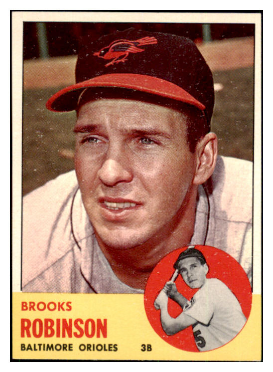 1963 Topps Baseball #345 Brooks Robinson Orioles NR-MT 455445