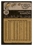 1973 Topps Baseball #100 Hank Aaron Braves EX-MT 455471