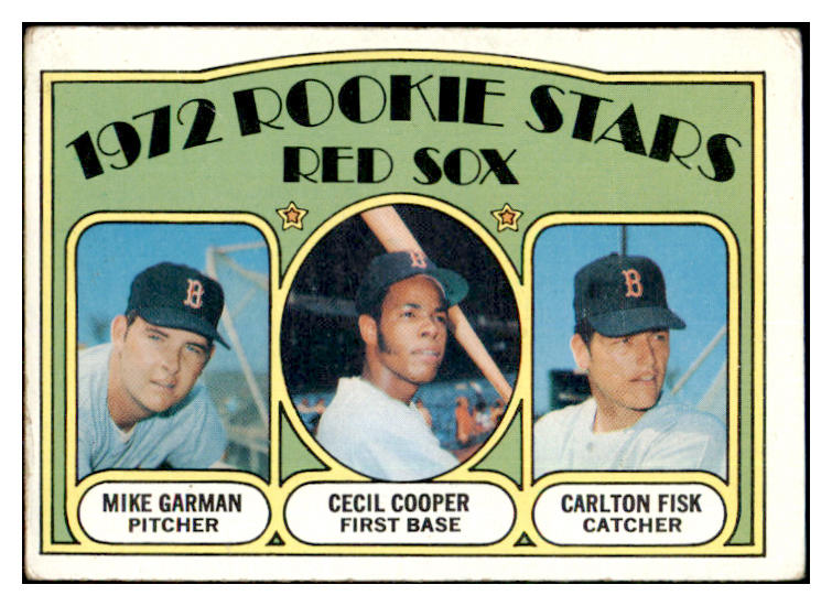 1972 Topps Baseball #079 Carlton Fisk Red Sox VG 455478