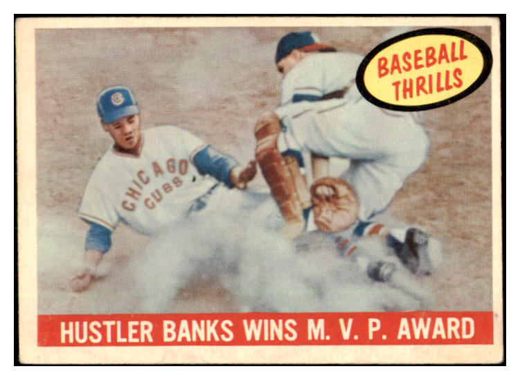 1959 Topps Baseball #469 Ernie Banks IA Cubs EX 455487