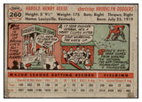 1956 Topps Baseball #260 Pee Wee Reese Dodgers EX-MT 455509
