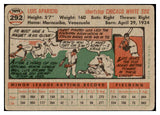 1956 Topps Baseball #292 Luis Aparicio White Sox VG 455523