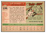 1955 Topps Baseball #136 Bunky Stewart Senators EX-MT 455557