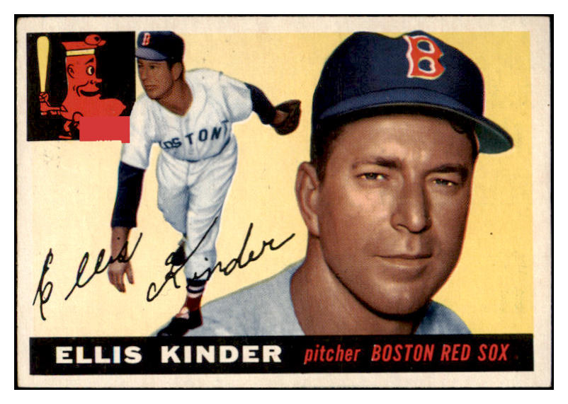 1955 Topps Baseball #115 Ellis Kinder Red Sox EX-MT 455569
