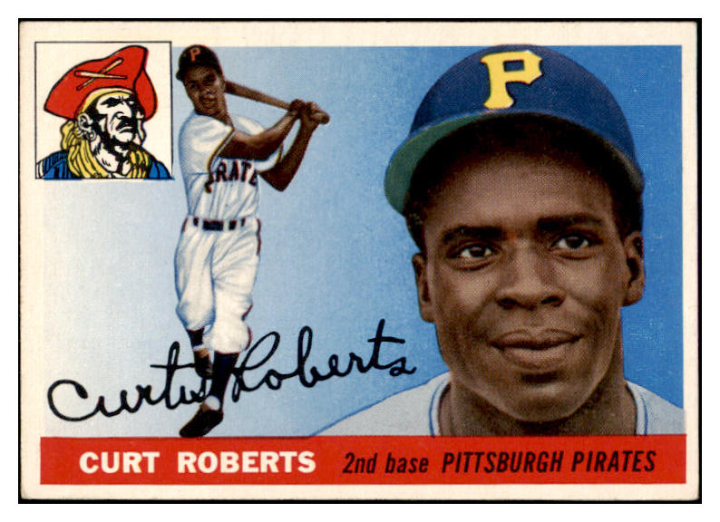 1955 Topps Baseball #107 Curt Roberts Pirates EX-MT 455574