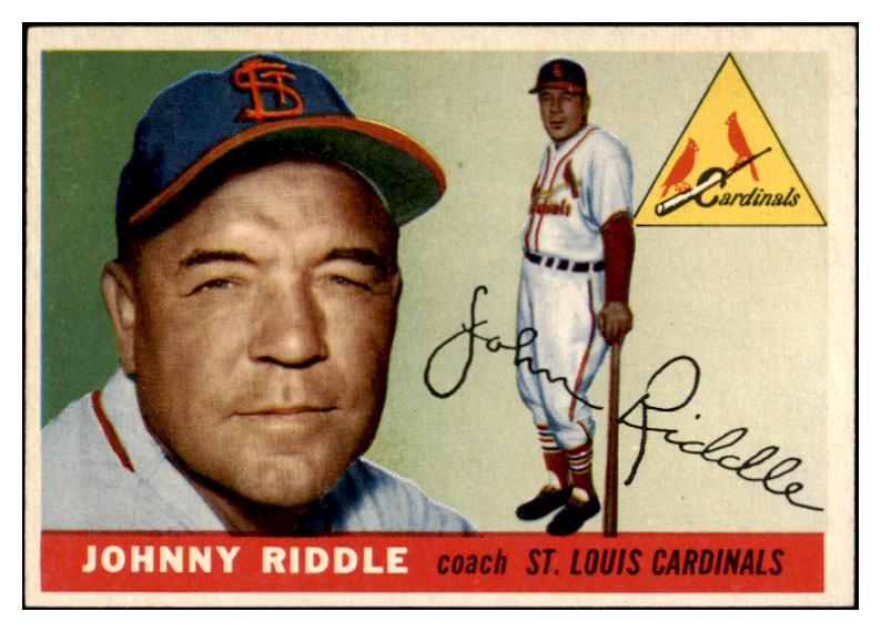 1955 Topps Baseball #098 Johnny Riddle Cardinals NR-MT 455580