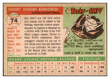 1955 Topps Baseball #074 Bob Borkowski Reds EX-MT 455599