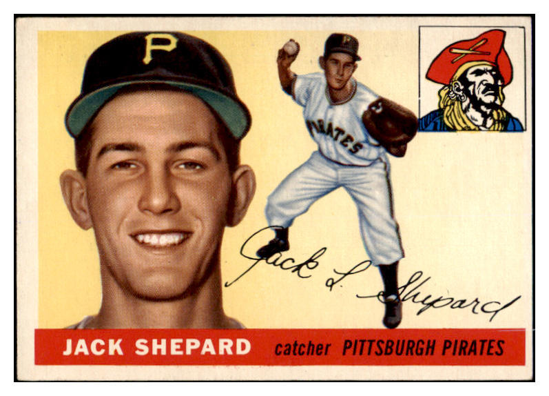 1955 Topps Baseball #073 Jack Shepard Pirates EX-MT 455600