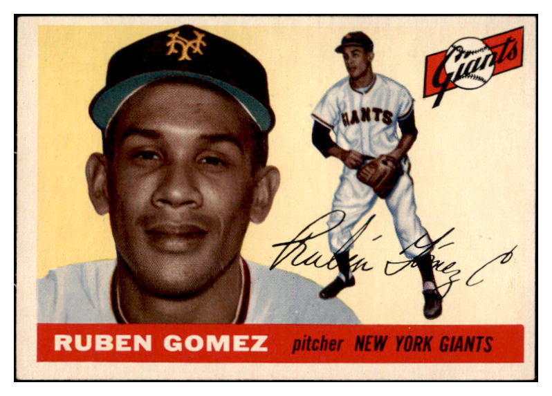 1955 Topps Baseball #071 Ruben Gomez Giants EX-MT 455601