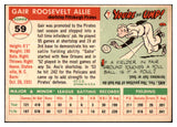 1955 Topps Baseball #059 Gair Allie Pirates EX-MT 455607
