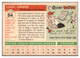 1955 Topps Baseball #054 Lou Limmer A's EX-MT 455611