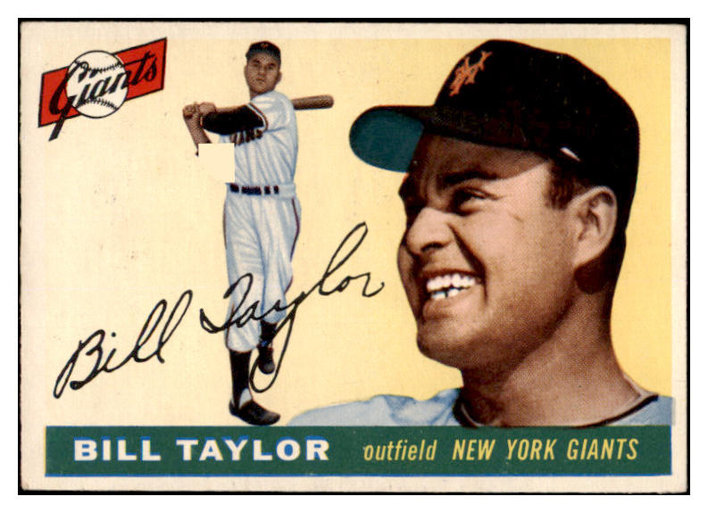 1955 Topps Baseball #053 Bill Taylor Giants EX-MT 455612