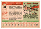 1955 Topps Baseball #051 Jim Hughes Dodgers EX-MT 455614