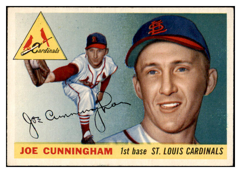 1955 Topps Baseball #037 Joe Cunningham Cardinals EX-MT 455621