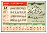 1955 Topps Baseball #014 Jim Finigan A's EX-MT 455640