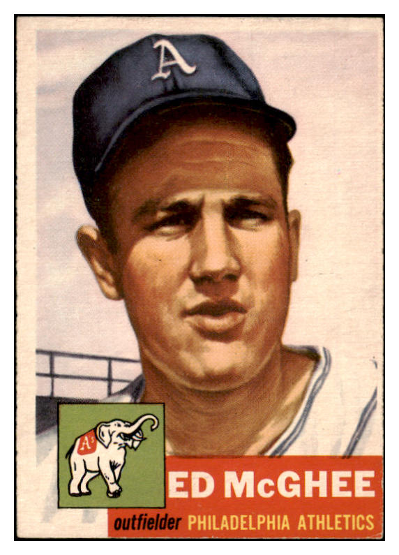 1953 Topps Baseball #195 Ed McGhee A�S EX-MT 455654