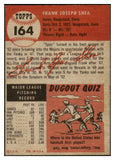 1953 Topps Baseball #164 Frank Shea Senators EX-MT 455673