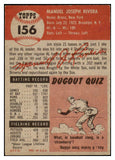 1953 Topps Baseball #156 Jim Rivera White Sox EX-MT 455676