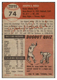 1953 Topps Baseball #074 Joe Rossi Pirates EX-MT 455696